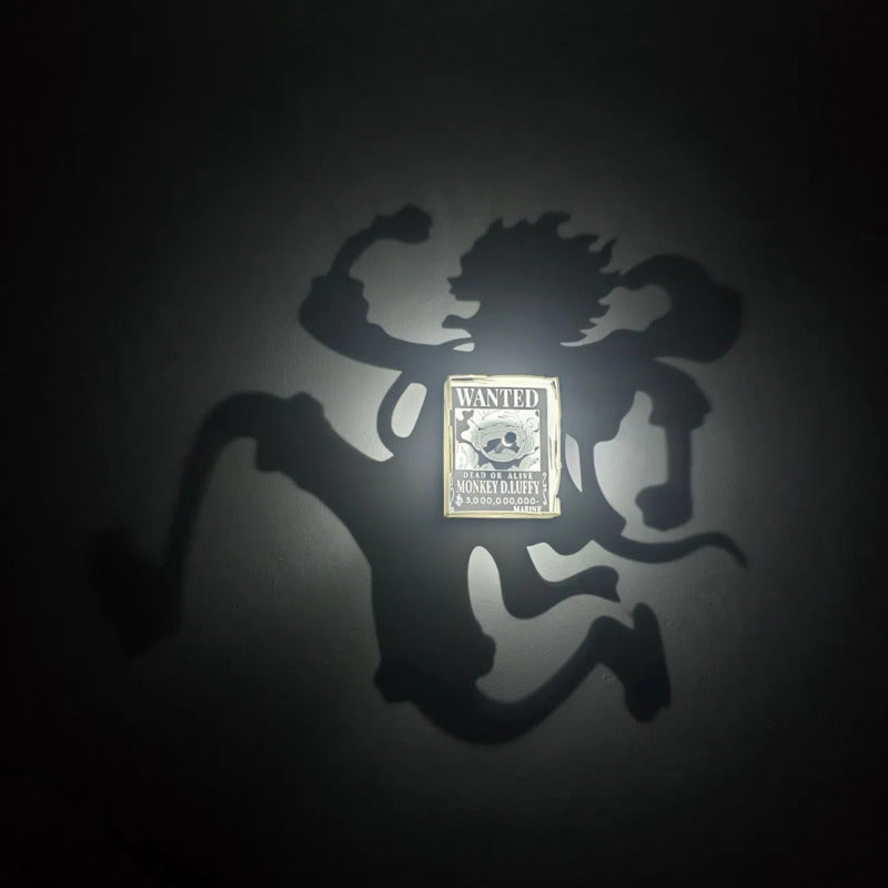 Monkey D. Luffy One Piece Shadow Light Box – Anime Wall Projection Lamp